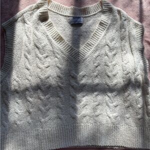 Old Navy Women's V-Neck Sweater Vest - Cream